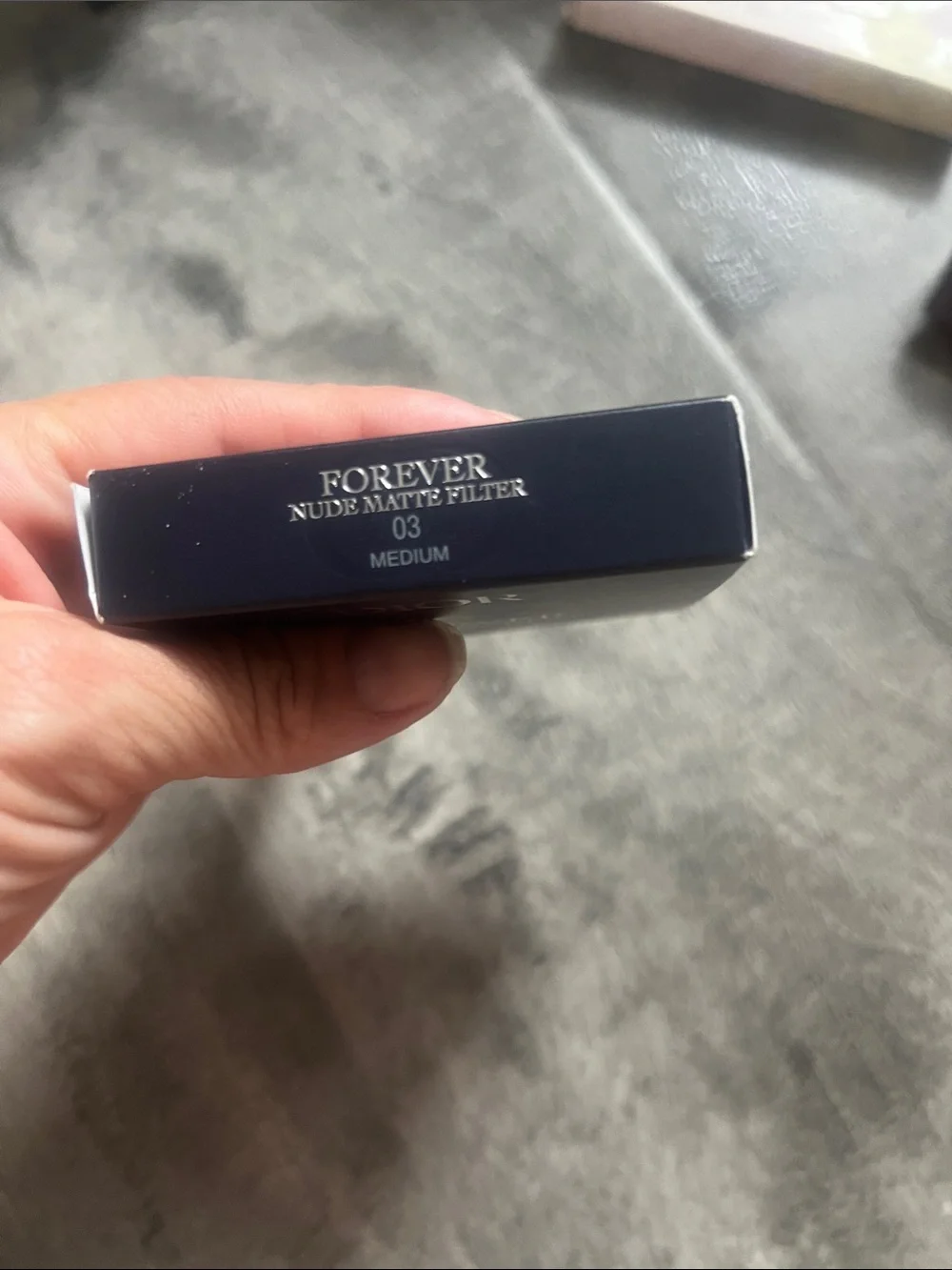 Dior Forever Nude Matte Filter Setting Powder - Navy & Silver Box